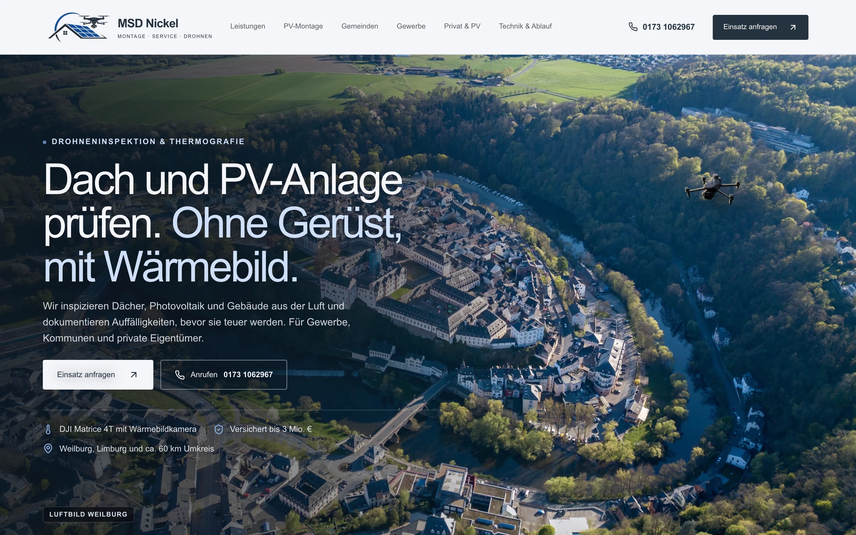 Startseite von MSD Nickel